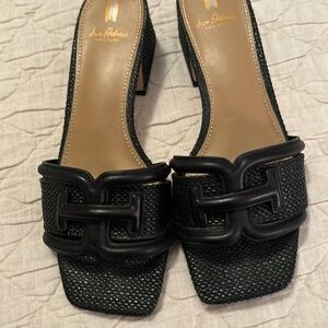 Sam Edelman Basketweave Slides.